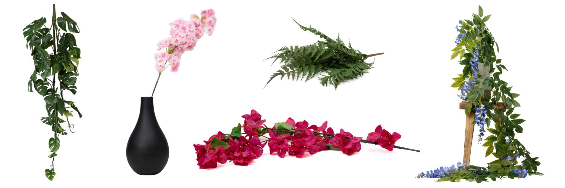 Tiges branches et piquets végétaux artificiels